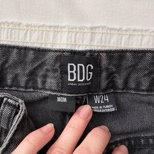 BDG Urban Outfitters Charcoal Denim - Mom Jeans